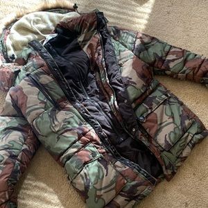 Perfect condition camo coat from Superdry